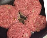 焼野菜と食べるハンバーグ！ボリューム！作り方3写真