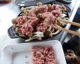ストウブで豚ミンチともやしの蒸し煮作り方2写真