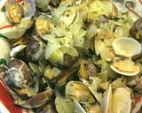 あさりの酒蒸し★締めに劇的美味浅蜊拉麺作り方3写真