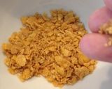離乳食中期 コーンフレークバナナ作り方1写真