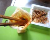 最速の納豆キムチーズ卵揚焼き作り方6写真