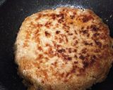 おろしごぼうとひき肉ののし焼き作り方4写真