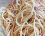 野菜のとろ実入りカルボナーラ作り方6写真