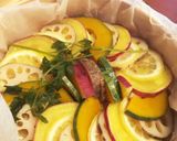 レモンでさっぱり☆秋野菜のせいろ蒸し作り方2写真