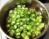 オクラたっぷりトロトロお味噌汁。作り方2写真