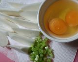 優しい味♡かぶ＆溶き卵のお味噌汁作り方2写真
