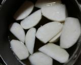 優しい味♡かぶ＆溶き卵のお味噌汁作り方3写真