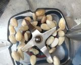 ブルーベリーバナナナッツミルクシェイク作り方1写真