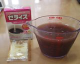 余ったぜんざいで！超簡単水ようかん♪作り方1写真