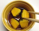 例えば南瓜4つの場合。2分半。お弁当に作り方4写真