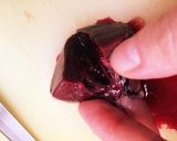 かつおのちちこ（心臓）の煮付け♬作り方2写真