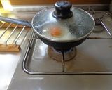 最速の目玉焼き皿丼作り方4写真