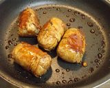 お腹空いたぁ！梅しそ風味★肉巻きおにぎり作り方11写真