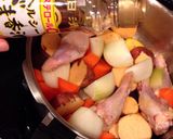 安納芋と手羽の煮物作り方6写真