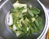 チンゲン菜 長ネギ 玉ねぎの 塩炒め！作り方1写真