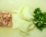 焼きそばナポリタンのオムライス風♪作り方2写真