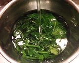 ほうれん草の巣篭もり作り方2写真