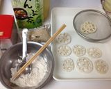 蓮根の和風ミルフィーユ仕立て ゴマがミソ作り方2写真