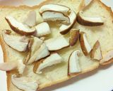 椎茸と枝豆の塩昆布カレートースト作り方3写真