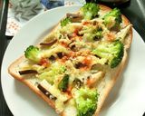 ふりかけパラリ✫ブロ×椎茸トースト作り方7写真