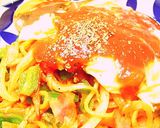 焼きそばナポリタンのオムライス風♪作り方8写真