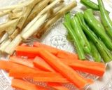 野菜の豚肉巻き♡お弁当作り方1写真