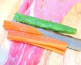 野菜の豚肉巻き♡お弁当作り方3写真