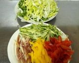 彩り野菜の玉子巻き作り方4写真