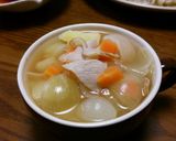 4の倍数にカット?した普通のスープ。作り方5写真