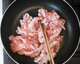 超簡単子供が喜ぶ豚バラ肉と大根の中華炒め作り方4写真