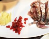 簡単！ヘルシー絶品！アジの梅風味たたき♡作り方1写真