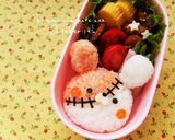 お弁当ハロウィン つぎはぎ うさぎ くま作り方3写真
