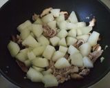 冬瓜と豚肉の中華炒め✿まろやか豆乳仕立て作り方4写真