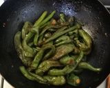 万願寺唐辛子(ししとう)だけのくたくた煮作り方5写真