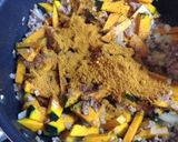 パーティにカボチャのココットキーマカレー作り方7写真