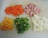 緑黄色野菜たっぷり♪トマトクリームパスタ作り方1写真