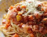 緑黄色野菜たっぷり♪トマトクリームパスタ作り方14写真
