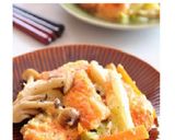 鮭のミルク味噌蒸しちゃんちゃん焼き風作り方6写真