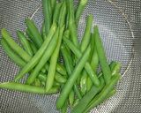 インゲンの胡麻和え作り方1写真