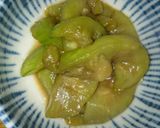 ヘチマの味噌炒め作り方3写真