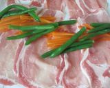 野菜の豚巻きトマトソース作り方3写真