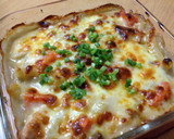 秋鮭ときのこのみそ風味グラタン作り方8写真