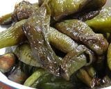 万願寺唐辛子(ししとう)だけのくたくた煮作り方8写真