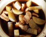 簡単ヤミツキ！大根と豚肉のとろとろ煮物作り方4写真