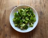 mレンジで作る鶏とピーマンの中華炒め作り方2写真