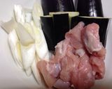 ＊鶏となすの味噌炒め＊作り方1写真