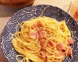満腹め、簡単な生クリームなしカルボナーラ作り方8写真