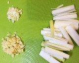 風邪にも！鴨南蛮風♪豚肉とネギのつけ蕎麦作り方1写真