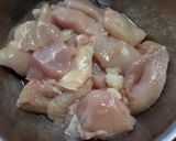 鶏むね肉とネギの炒め物作り方2写真