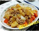 鶏肉とかぼちゃの甘辛煮作り方7写真